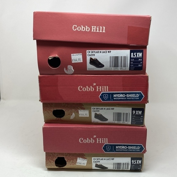 Cobb Hill WOMEN'S SKYLAR WATERPROOF LOW LACE-UP SNEAKER Black XWIDE - Picture 7 of 7